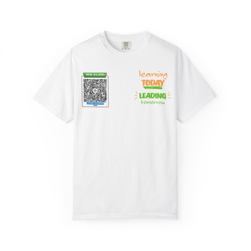 Learning Today Leading Tomorrow T-Shirt — Inspirational Teacher & Student Tee – #94